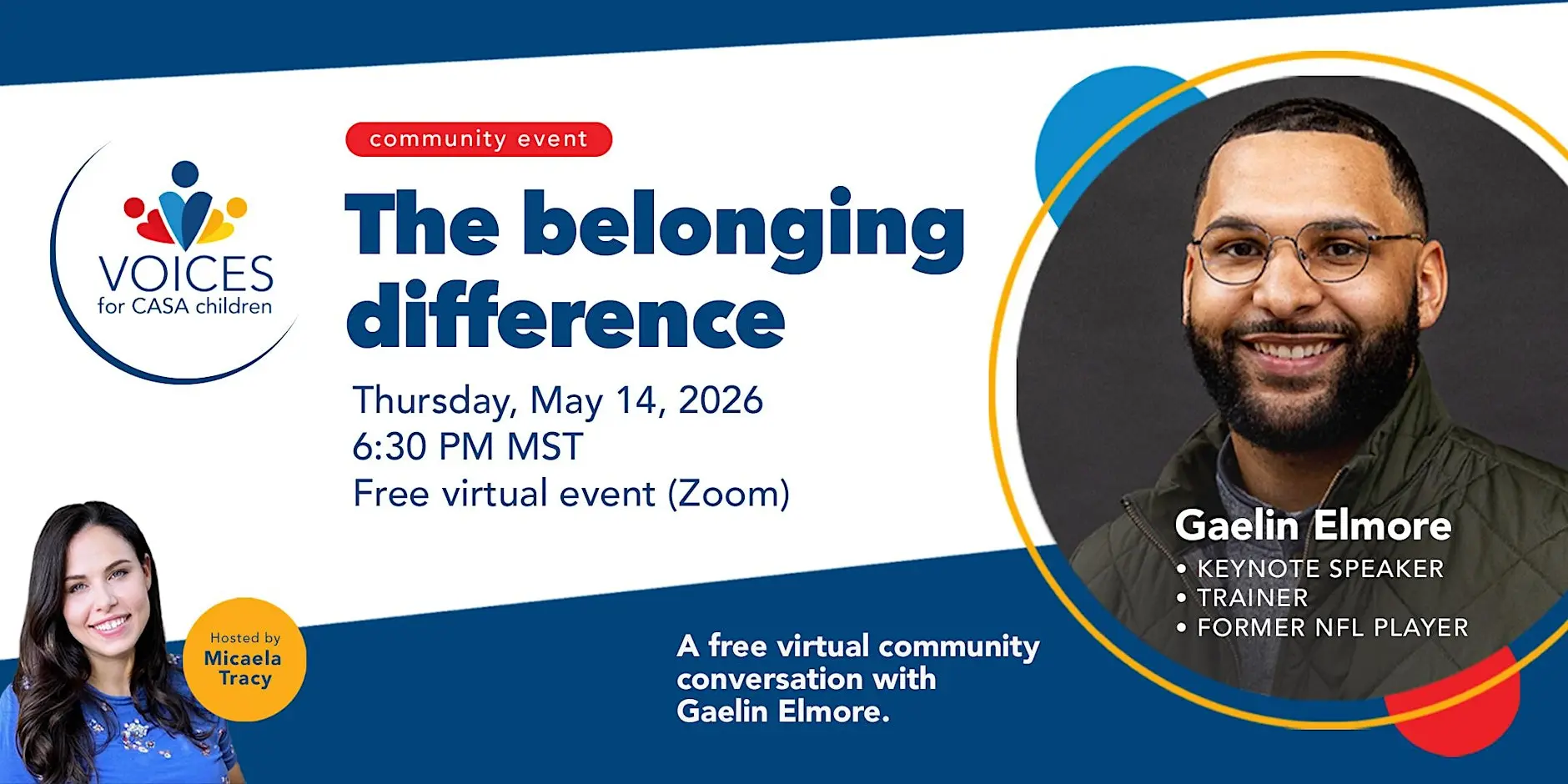 The belonging difference – Voices for CASA Children free community event